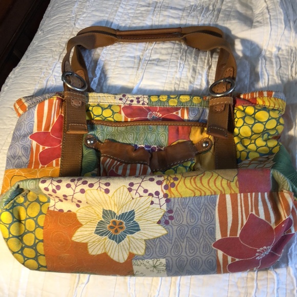 Fossil Flower Shoulder Bag - Picture 5 of 7